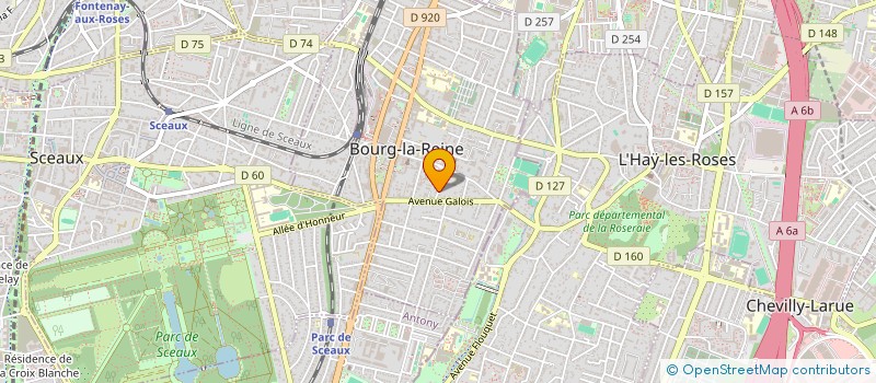 localisation de l'entreprise ASSOCIATION POUR LA PROMOTION DES JEUNES ARTISTES à BOURG-LA-REINE