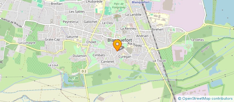 localisation de l'entreprise ASSOCIATION POUR LA PROMOTION DES METHODES D'ORIENTATION ET DE REINSERTION PAR L'ENTRAIDE à BLANQUEFORT