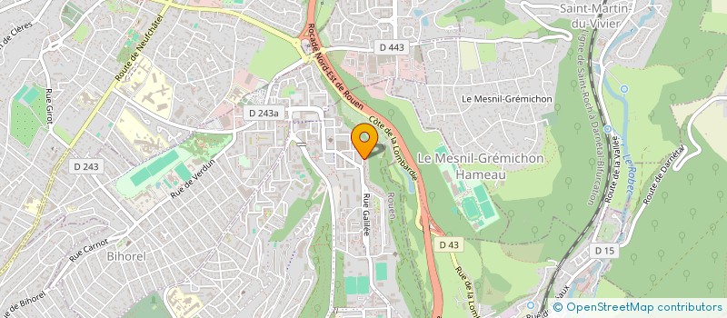 localisation de l'entreprise ASSOCIATION POUR LA PROMOTION DES MIGRANTS DE L'AGGLOMERATION ROUENNAISE  ROUEN