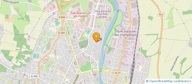 localisation de l'entreprise ASSOCIATION POUR LA PROMOTION DES PRODUITS ET TERROIRS DE L YONNE EN BOURGOGNE à AUXERRE