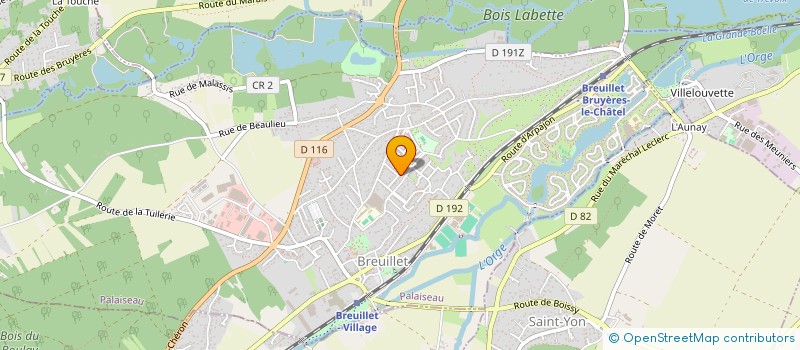 localisation de l'entreprise ASSOCIATION POUR LA PROMOTION DES PROJETS EDUCATIFS INTERCONFESSIONNELS  BREUILLET