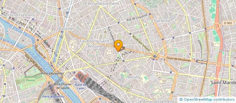 localisation de l'entreprise ASSOCIATION POUR LA PROMOTION DES SOINS DENTAIRES ET ORTHODONTIQUES  PARIS