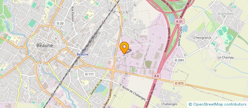 localisation de l'entreprise ASSOCIATION POUR LA PROMOTION DU BIEN ETRE DES PERSONNES AGEES à BEAUNE