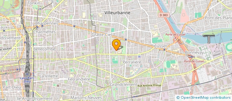 localisation de l'entreprise ASSOCIATION POUR LA PROMOTION DU DEBAT CITOYEN  VILLEURBANNE