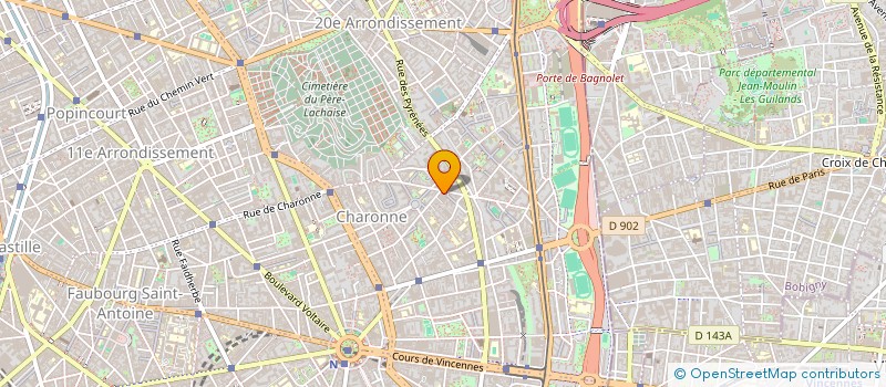 localisation de l'entreprise ASSOCIATION POUR LA PROMOTION DU DROIT A L'ACCESSIBILITE DE LA SANTE à PARIS