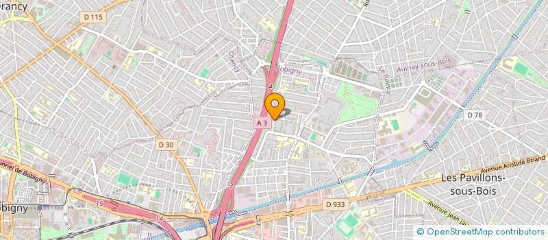 localisation de l'entreprise ASSOCIATION POUR LA PROMOTION DU LIEN SOCIAL  BONDY