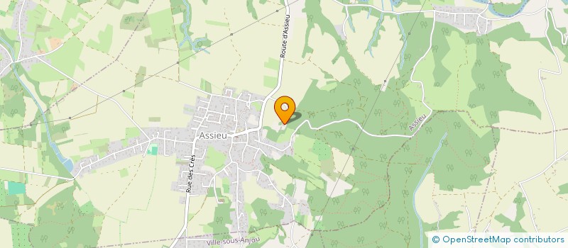 localisation de l'entreprise ASSOCIATION POUR LA PROMOTION ET L'ANIMATION DU PATRIMOINE  ASSIEU