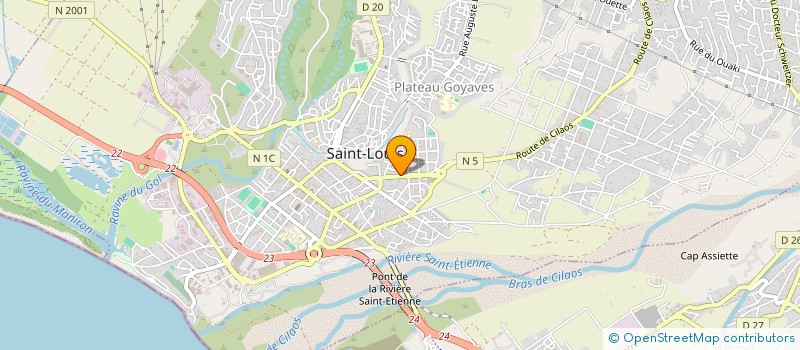 localisation de l'entreprise ASSOCIATION POUR LA PROMOTION ET LA DIFFUSION DE MUSIQUE LIVE à SAINT-LOUIS