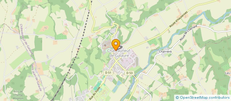 localisation de l'entreprise ASSOCIATION POUR LA PROMOTION ET LA FACILITATION DES TRANSPORTS SOLIDAIRES (APFTS)  CHATEAUNEUF-DE-GALAURE