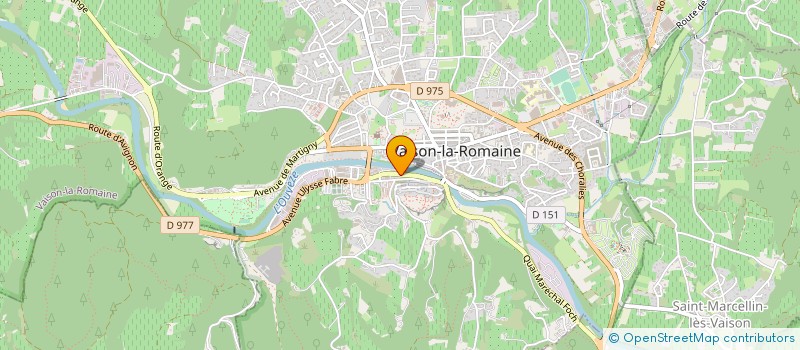 localisation de l'entreprise ASSOCIATION POUR LA PROMOTION ET LA PROTECTION DE L'IRRIGATION EN DROME PROVENCALE ET VAUCLUSE  VAISON-LA-ROMAINE