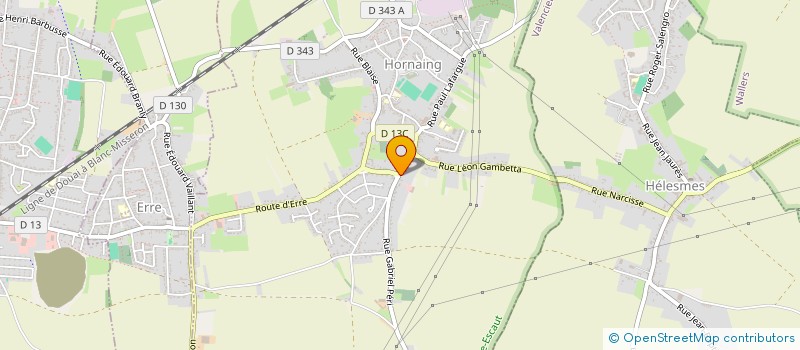 localisation de l'entreprise ASSOCIATION POUR LA PROMOTION LA RECHERCHE ET LE RECOURS EN ENVIRONNEMENT ET SANTE PUBLIQUE APRES  HORNAING