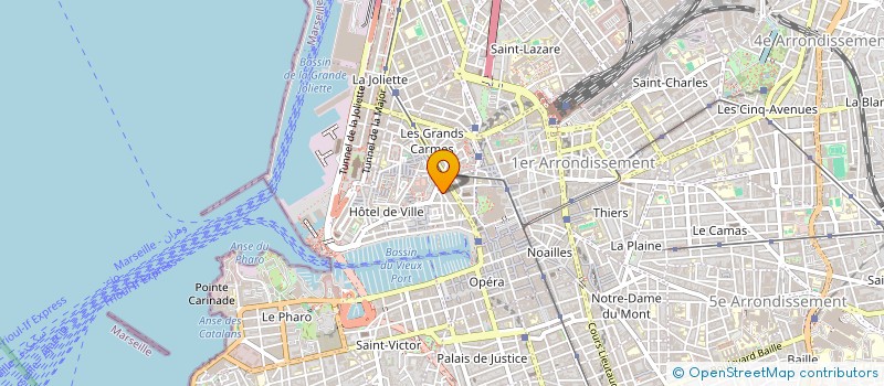 localisation de l'entreprise ASSOCIATION POUR LA PROMOTION LA RECHERCHE L'ORGANISATION ET LA CONCEPTION DE L'HABITAT ET DES ESPACES SOLIDAIRES à MARSEILLE