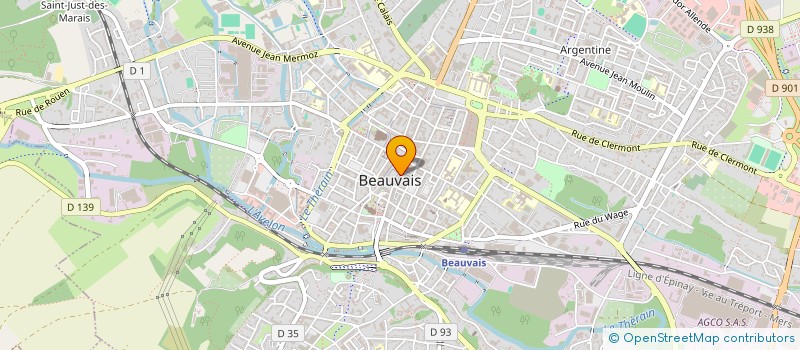 localisation de l'entreprise ASSOCIATION POUR LA PROMOTION SOCIALE L' ACCOMPAGNEMENT ET LE DEVELOPPEMENT  BEAUVAIS