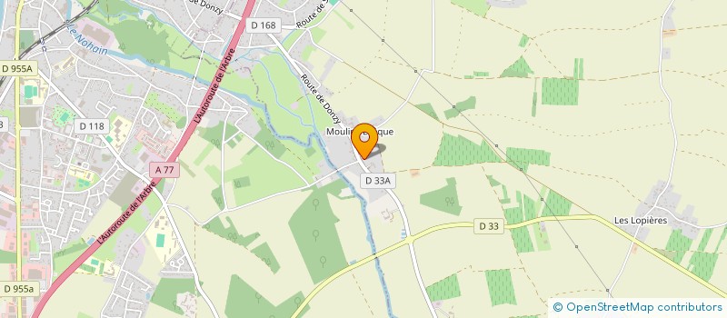 localisation de l'entreprise ASSOCIATION POUR LA PROTECTION DE L'ENVIRONNEMENT DU CADRE DE VIE ET LA MISE EN VALEUR DES MOULINS DE MOULIN L'EVEQUE à COSNE COURS SUR LOIRE