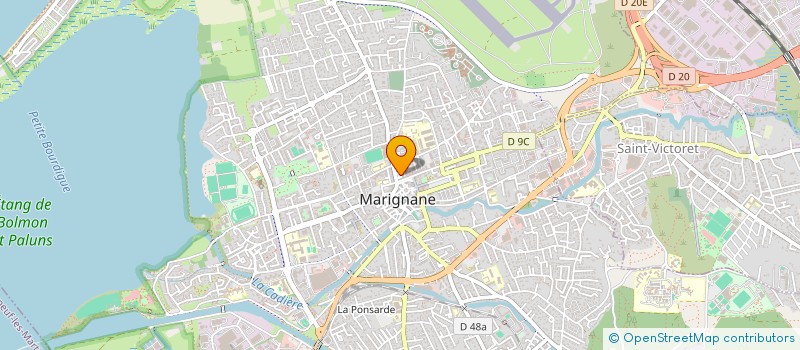 localisation de l'entreprise ASSOCIATION POUR LA PROTECTION DE L ENVIRONNEMENT MARIGNANAIS  MARIGNANE