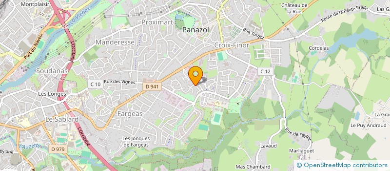 localisation de l'entreprise ASSOCIATION POUR LA PROTECTION DU CADRE DE VIE DES HABITANTS DE LA COMMUNE DE PANAZOL à PANAZOL