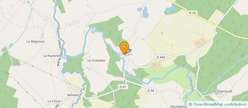 localisation de l'entreprise ASSOCIATION POUR LA PROTECTION DU PATRIMOINE DE CHALAIS à CHALAIS