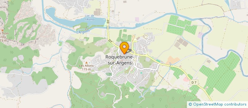 localisation de l'entreprise ASSOCIATION POUR LA PROTECTION DU PATRIMOINE FUNERAIRE DE ROQUEBRUNE SUR ARGENS  ROQUEBRUNE-SUR-ARGENS