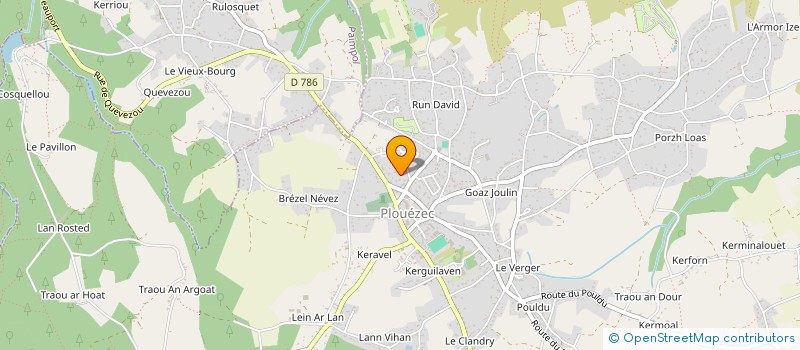 localisation de l'entreprise ASSOCIATION POUR LA PROTECTION ET LA CONSERVATION DU PATRIMOINE ET DES TRADITIONS RELIGIEUSES DE LA COMMUNE DE PLOUEZEC  PLOUEZEC