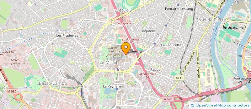 localisation de l'entreprise ASSOCIATION POUR LA PUBLICATION DES ARCHIVES D' ECOLOGIE PRESHISTORIQUE (A.E.P)  TOULOUSE
