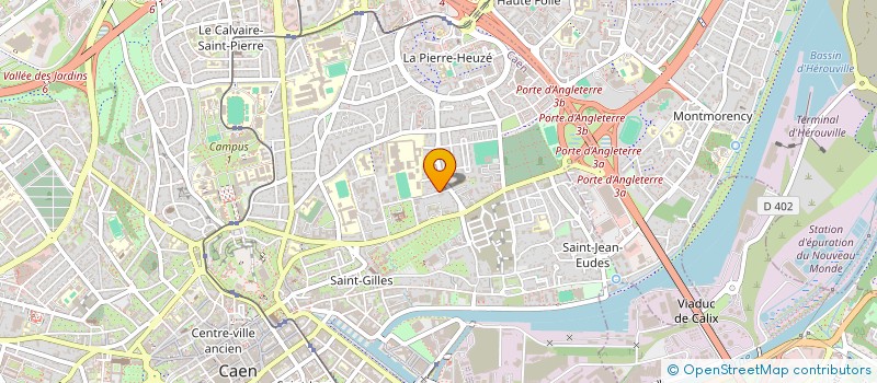 localisation de l'entreprise ASSOCIATION POUR LA QUALITE DE VIE DU QUARTIER CALMETTE à CAEN