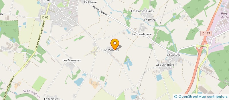 localisation de l'entreprise ASSOCIATION POUR LA RCHERCHE CONTRE LA MALADIE DE CHARCOT à GUEMENE-PENFAO