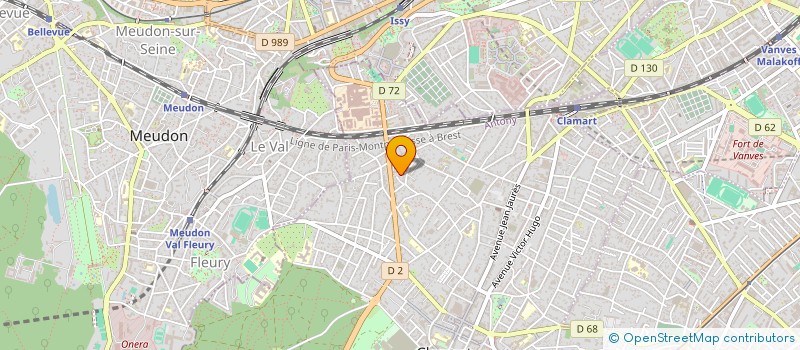 localisation de l'entreprise ASSOCIATION POUR LA RECHERCHE DANS LES ANTILLES (ARA) à CLAMART