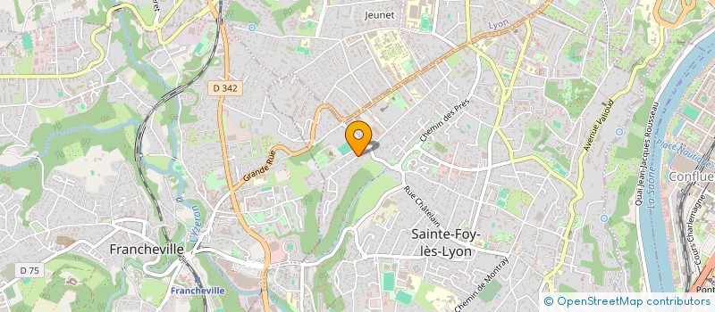 localisation de l'entreprise ASSOCIATION POUR LA RECHERCHE EN CHIRURGIE THORACIQUE (ARCT)  SAINTE-FOY-LES-LYON