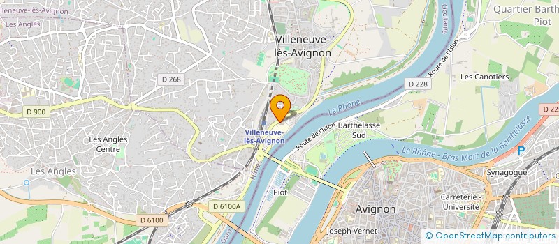 localisation de l'entreprise ASSOCIATION POUR LA RECHERCHE EN PSYCHIATRIE PRIVEE  VILLENEUVE-LES-AVIGNON