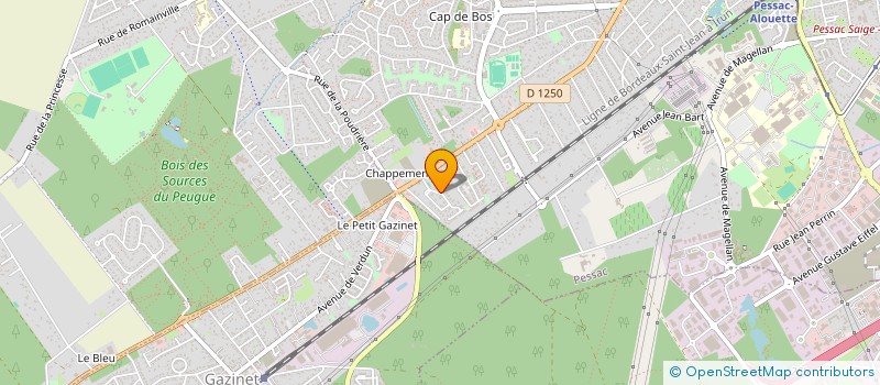 localisation de l'entreprise ASSOCIATION POUR LA RECHERCHE EN TRANSPLANTATION HEPATIQUE EN AQUITAINE (ARTHENAQ) à PESSAC