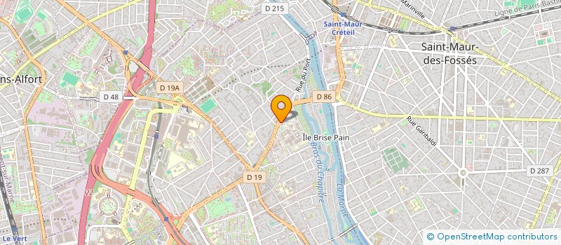 localisation de l'entreprise ASSOCIATION POUR LA RECHERCHE ET LA FORMATION  EN NEONATOLOGIE  CRETEIL