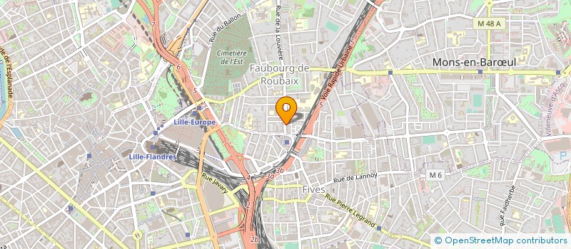 localisation de l'entreprise ASSOCIATION POUR LA RECHERCHE ET LA PROMOTION DE L'ENTRAINEMENT EN HYPOVENTILATION (ARPEH) à LILLE