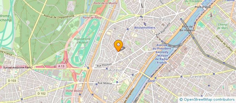 localisation de l'entreprise ASSOCIATION POUR LA RECHERCHE ET LE DEVELOPPEMENT DE L'ANATOMIE NUMERIQUE  PARIS