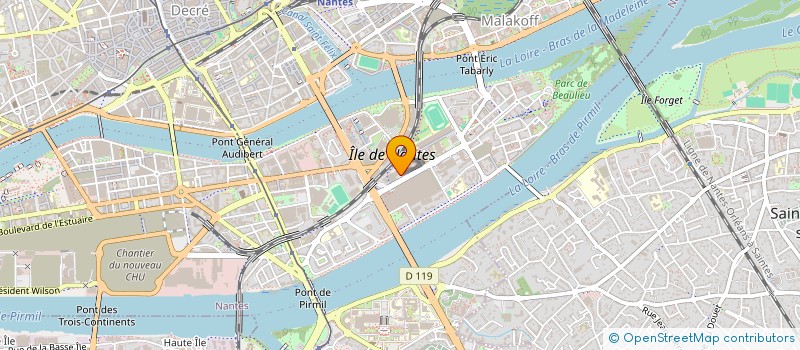 localisation de l'entreprise ASSOCIATION POUR LA RECHERCHE THERAPEUTIQUE EN PEDOPSYCHIATRIE  BOUGUENAIS