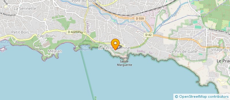localisation de l'entreprise ASSOCIATION POUR LA REHABILITATION DE L AIRE DE MASSACAN à LA GARDE