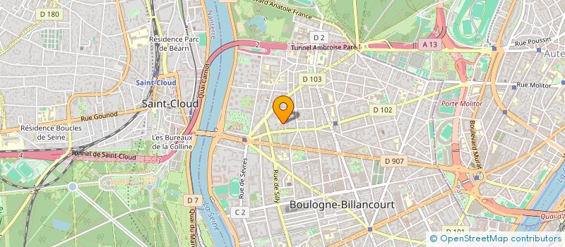 localisation de l'entreprise ASSOCIATION POUR LA REINSERTION PROFESSIONNELLE DES ADULTES à BOULOGNE-BILLANCOURT