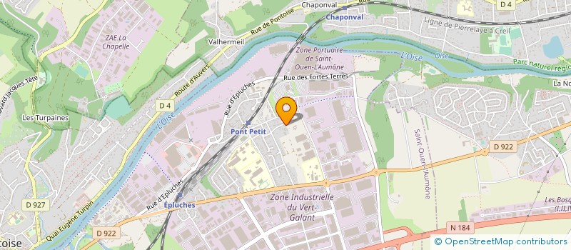 localisation de l'entreprise ASSOCIATION POUR LA REINSERTION SOCIALE à SAINT-OUEN-L'AUMONE
