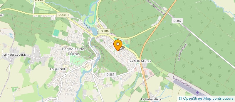 localisation de l'entreprise ASSOCIATION POUR LA RENOVATION ET LE MAINTIEN DE L'EGLISE DE BAGNOLES DE L'ORNE à BAGNOLES-DE-L'ORNE-NORMANDIE