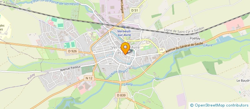 localisation de l'entreprise ASSOCIATION POUR LA REPRESENTATION DES ACTIONNAIRES REVOLTES  VERNEUIL D'AVRE ET D'ITON