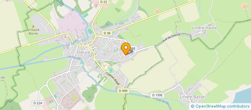 localisation de l'entreprise ASSOCIATION POUR LA RESTAURATION DE LA CHAPELLE DE MARIMONT  DIEUZE