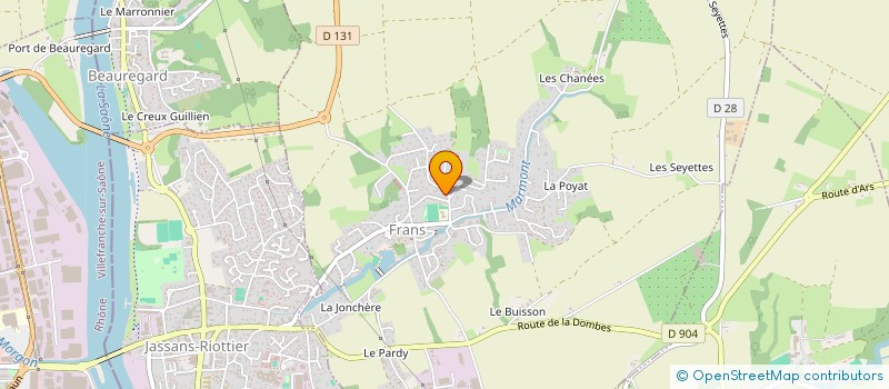 localisation de l'entreprise ASSOCIATION POUR LA RESTAURATION DU SANCTUAIRE D'ARS à ARS-SUR-FORMANS