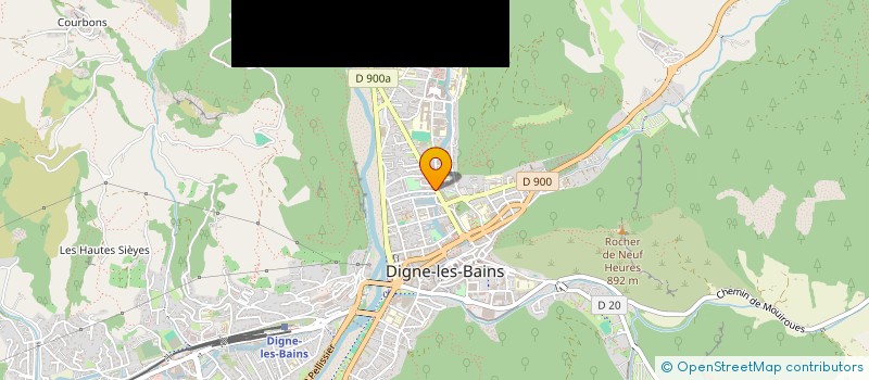 localisation de l'entreprise ASSOCIATION POUR LA RESTAURATION N. D. DE LOURDES DE DIGNE-LES-BAINS à DIGNE-LES-BAINS