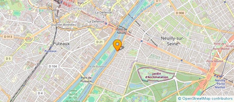 localisation de l'entreprise ASSOCIATION POUR LA REVALORISATION DU PATRIMOINE ARCHITECTURAL FRANCAIS ET EUROPEEN DEPUIS 1950 à NEUILLY-SUR-SEINE