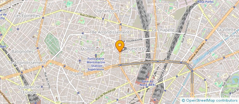 localisation de l'entreprise ASSOCIATION POUR LA SANTE MEDICO DENTAIRE DU 18EME  PARIS