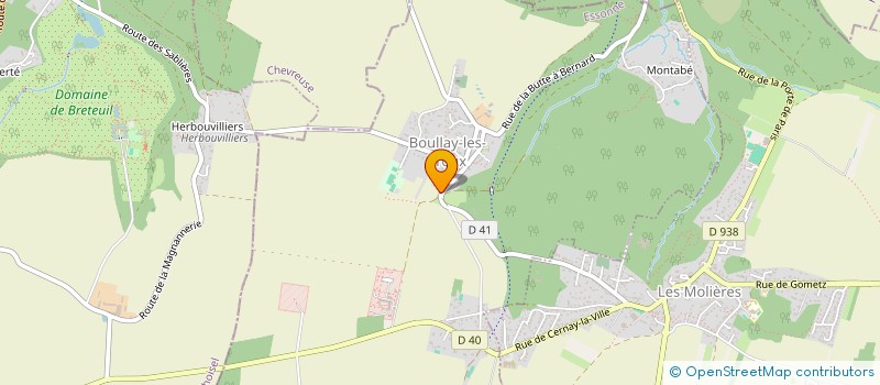 localisation de l'entreprise ASSOCIATION POUR LA SAUVEGARDE DE L'EGLISE DE BOULLAY-LES-TROUX ET DE SON ENVIRONNEMENT à BOULLAY-LES-TROUX