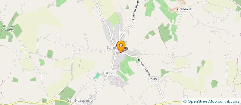 localisation de l'entreprise ASSOCIATION POUR LA SAUVEGARDE DE L'EGLISE DE SAINT AUBIN SUR ALGOT  CAMBREMER