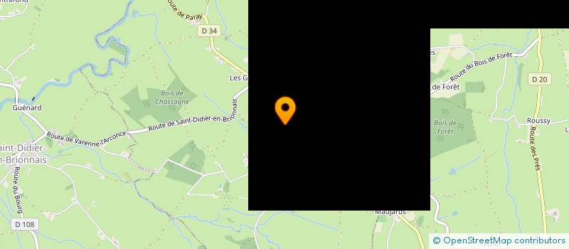 localisation de l'entreprise ASSOCIATION POUR LA SAUVEGARDE DE L'EGLISE DE VARENNE L'ARCONCE  VARENNE-L'ARCONCE