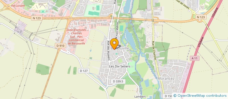 localisation de l'entreprise ASSOCIATION POUR LA SAUVEGARDE DE L'EGLISE SAINT-JACQUES DE BARJOUVILLE à BARJOUVILLE