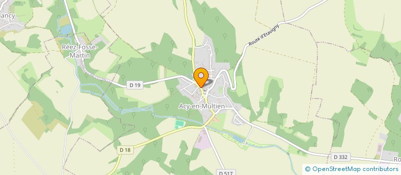 localisation de l'entreprise ASSOCIATION POUR LA SAUVEGARDE DE LA BASSE VALLEE DE L OURCQ ET DE SES AFFLUENTS  CROUY-SUR-OURCQ