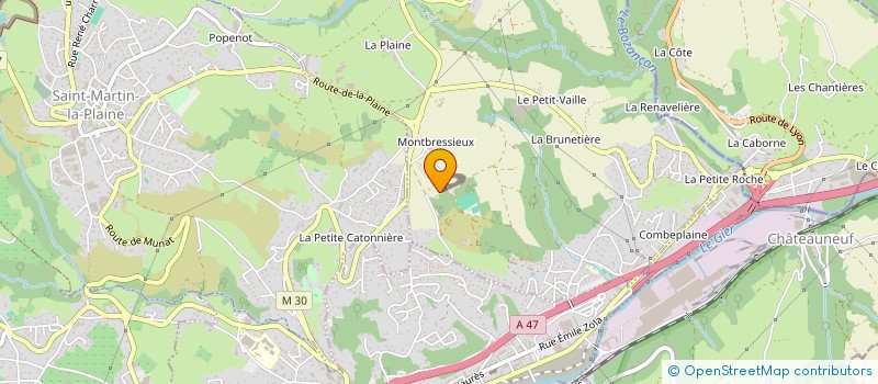 localisation de l'entreprise ASSOCIATION POUR LA SAUVEGARDE DE LA CHAPELLE DE CHAGNEUX à SAINT-JOSEPH